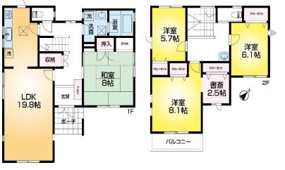 神戸市北区小倉台６丁目の中古一戸建