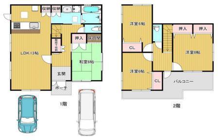 神戸市北区菖蒲が丘２丁目の中古一戸建て