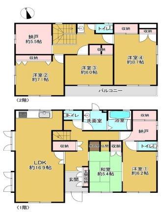 神戸市北区鹿の子台北町４丁目の中古一戸建