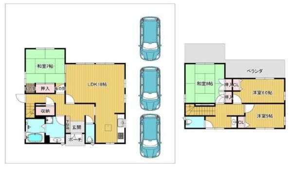 神戸市北区鹿の子台南町６丁目の中古一戸建