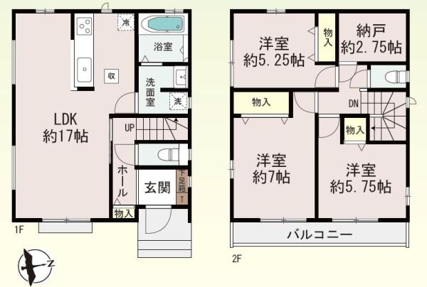 神戸市北区鹿の子台北町４丁目の新築一戸建