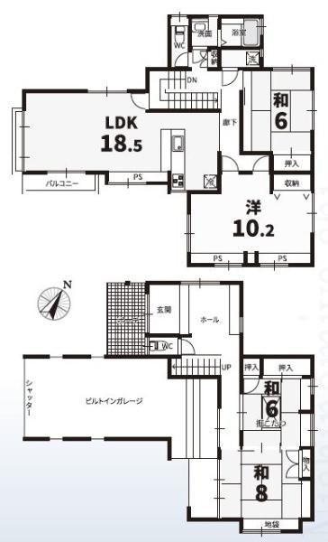 西宮市北六甲台４丁目の中古一戸建て