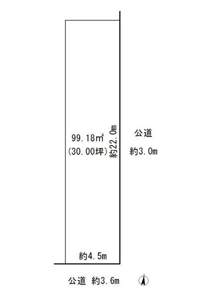 名古屋市千種区月ケ丘３丁目の売土地