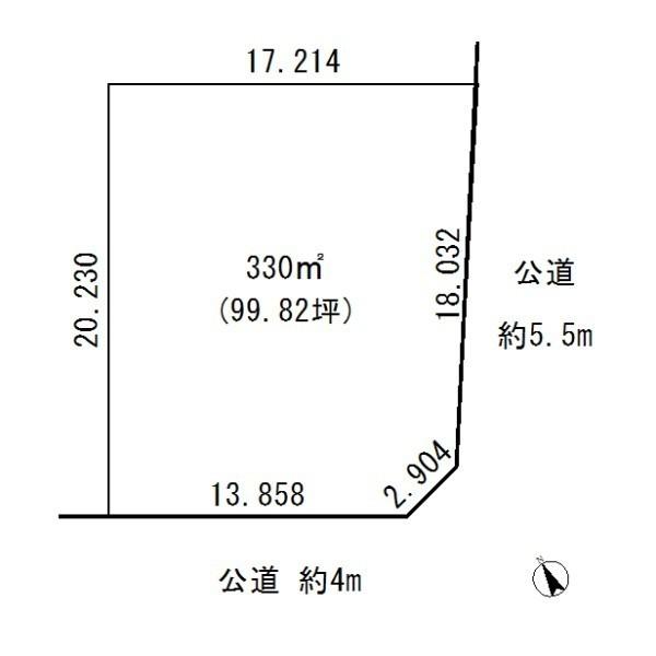 江南市上奈良町久保の土地