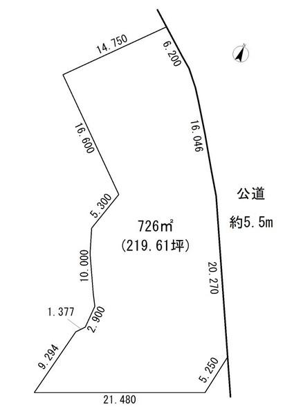 豊田市細田町大境の土地