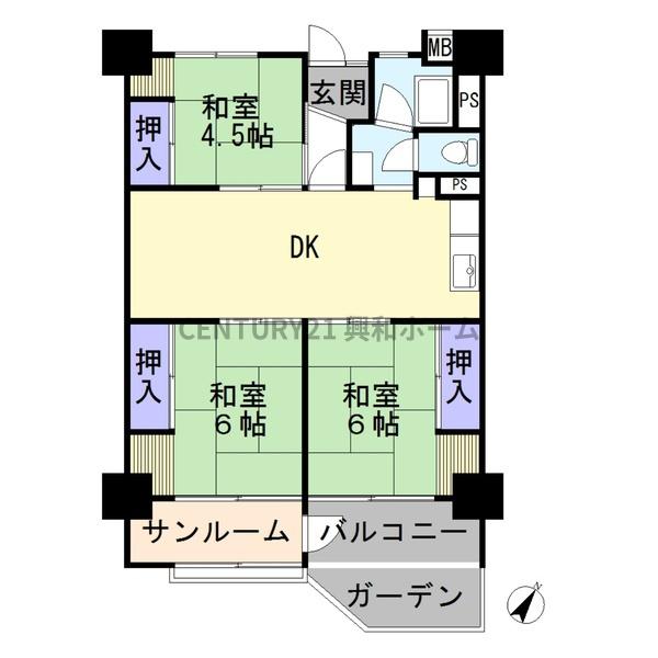 猪子石北住宅2号棟