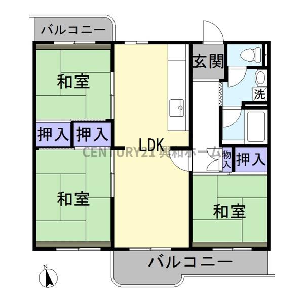 押草団地408棟