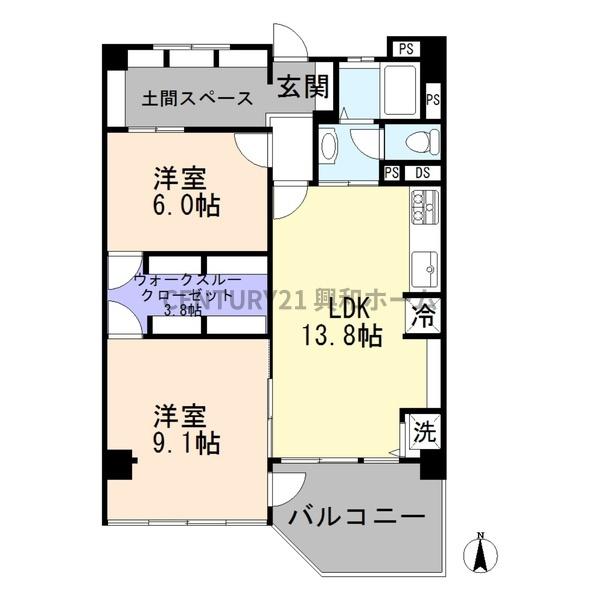 猪子石北住宅3号棟