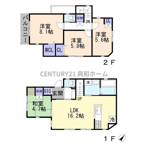名古屋市名東区西里町３丁目の新築一戸建