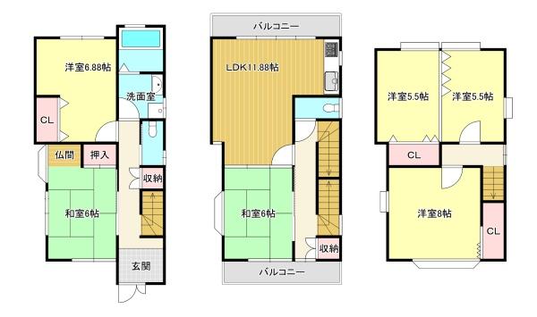 向日市森本町前田の中古一戸建