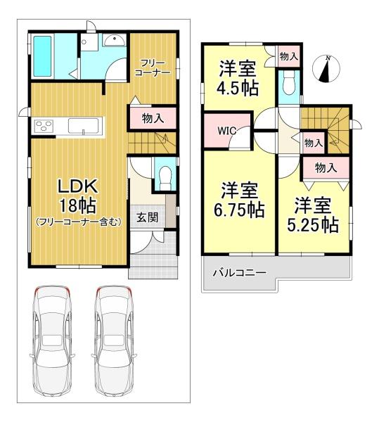 新築戸建　大原野上里鳥見2期1号棟