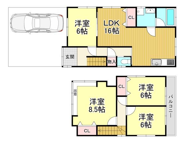 中古戸建　伏見区久我東町