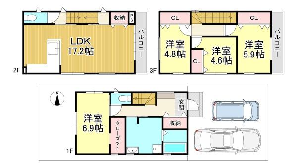 長岡京市一文橋2丁目