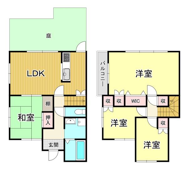 綾部市大島町岡ノ段の中古一戸建て