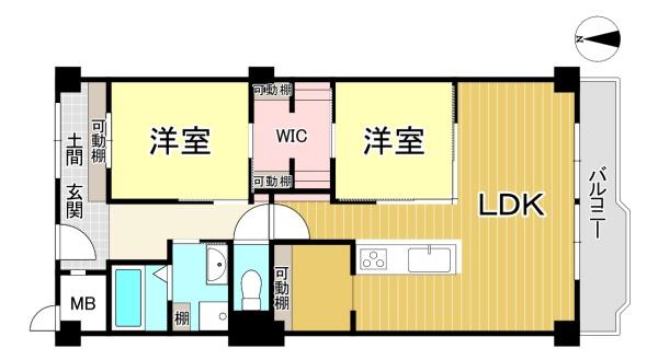 中古マンション　イトーピア向日マンションB棟