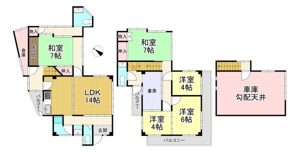 向日市向日町南山の中古一戸建て
