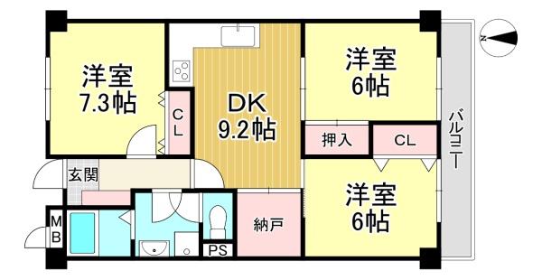 中古マンション　ソレイユ神足