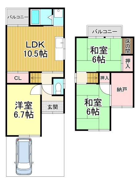 中古戸建　大原野上里北野町