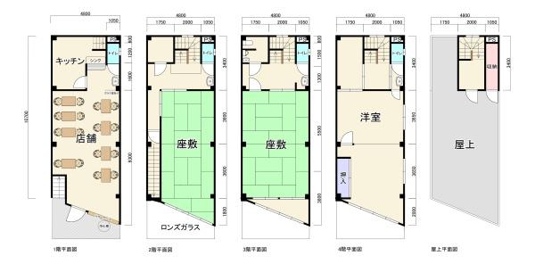 長岡京市開田3丁目　店舗