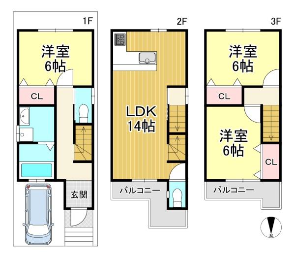 新築戸建　向日市物集町出口