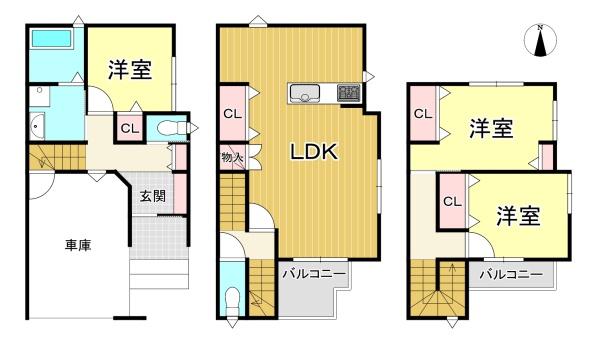 新築戸建　長岡京市こがねが丘