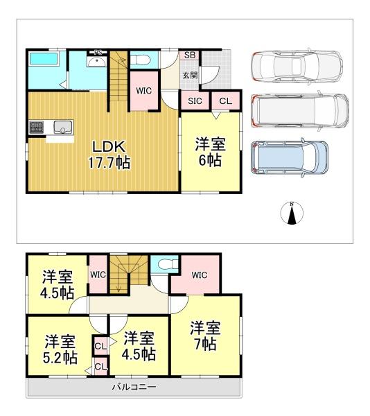 新築戸建　西京区大枝北沓掛町