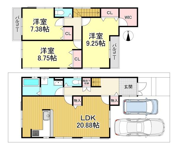 新築戸建　伏見区久我御旅町31期18号地