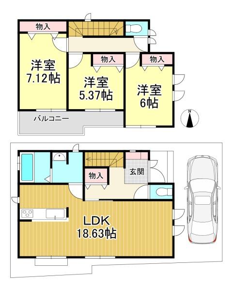 新築戸建　長岡京市滝ノ町2号棟