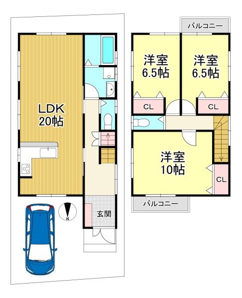 新築戸建　伏見区久我石原町