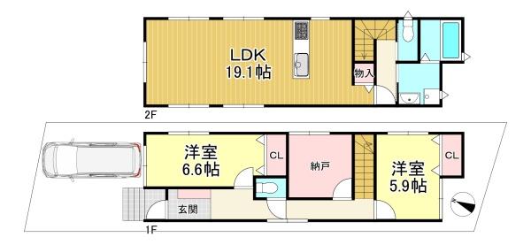 中古戸建　大山崎町大山崎茶屋前