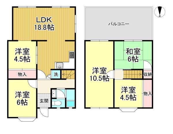 中古テラスハウス　大枝西新林町
