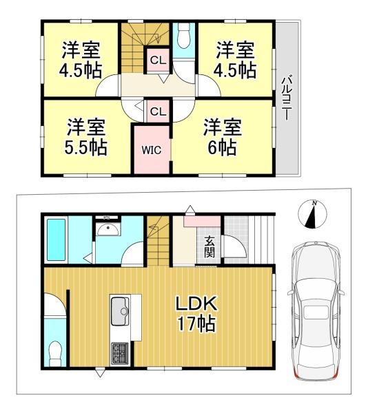 新築戸建　京都府南区久世上久世町