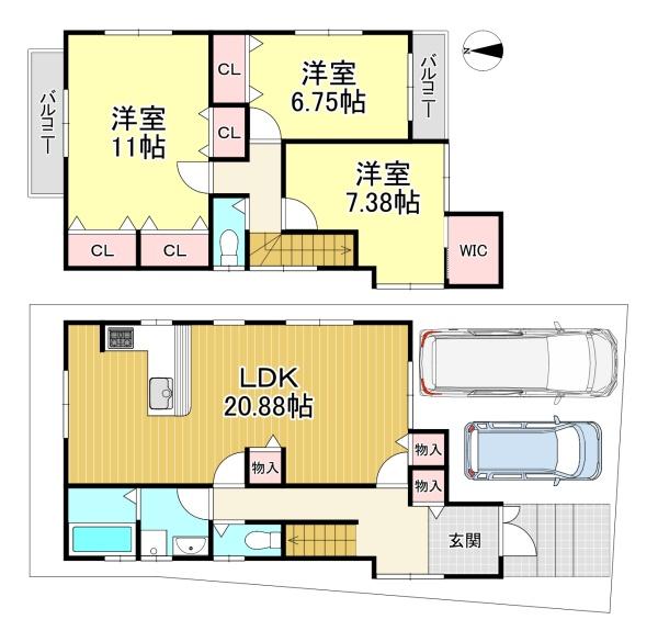 新築戸建　伏見区久我御旅町31期17号地