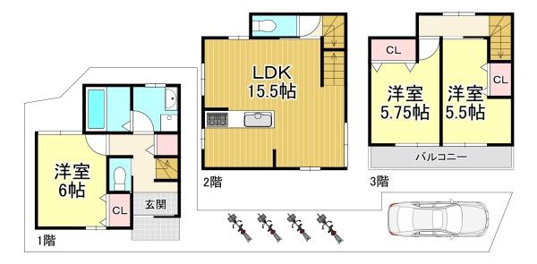 新築戸建　西京区桂上植野北町