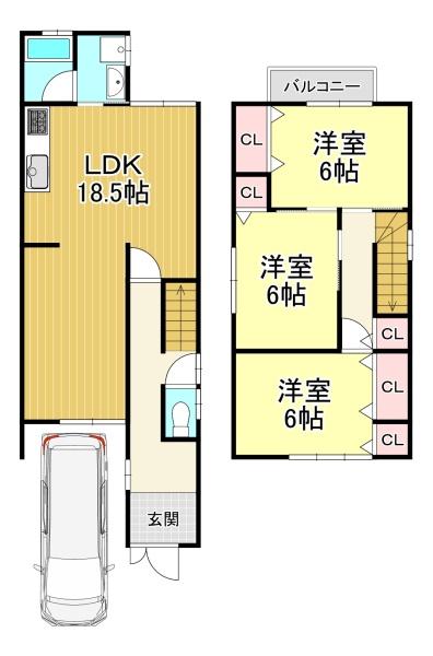 中古戸建　伏見区久我石原町