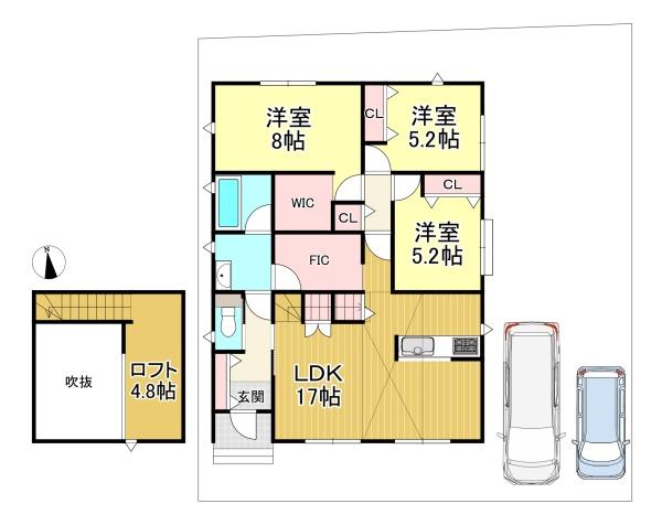 新築戸建　京都市伏見区淀樋爪町第7　2号棟