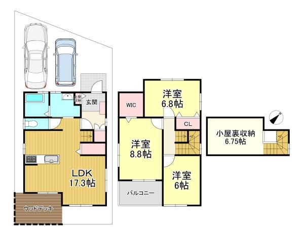 未入居戸建　伏見区羽束師古川町21号地