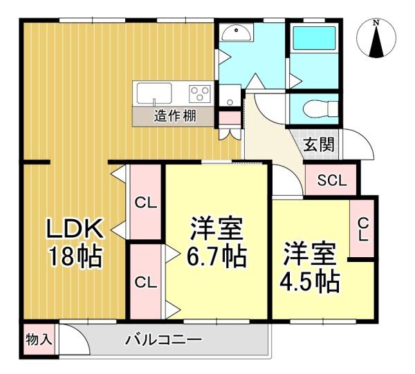 中古マンション　長岡京市竹の台団地C3棟