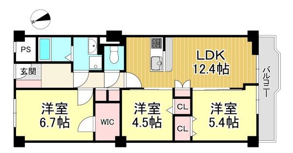 中古マンション　イトーピア向日マンションC棟