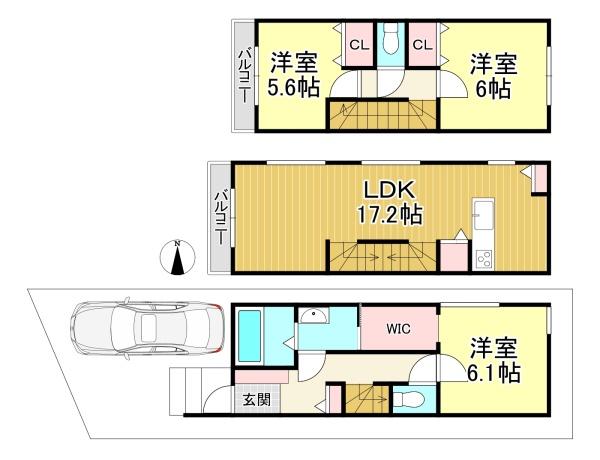 新築戸建　南区久世大藪町