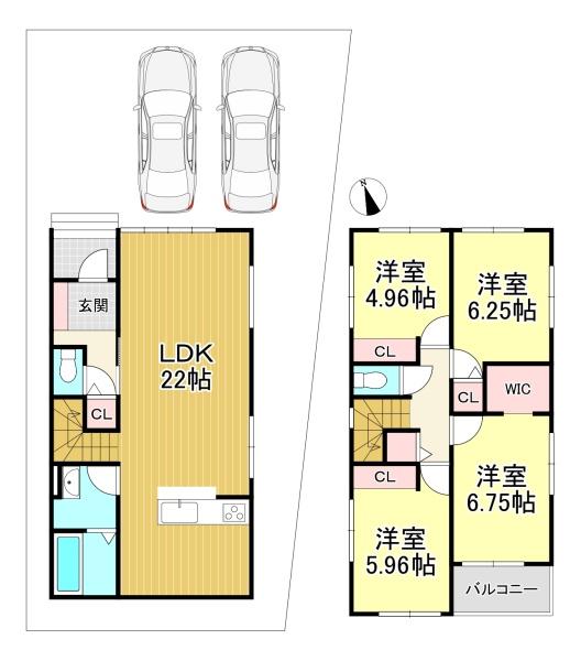 新築戸建 西京区大原野上里紅葉町1期1号地