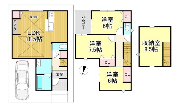 新築戸建 西京区上桂御正町 2号地