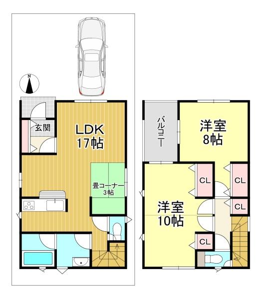 新築戸建 向日市森本町第2 1号棟
