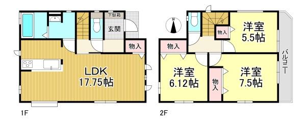 新築戸建　長岡京滝ノ町２丁目B号棟