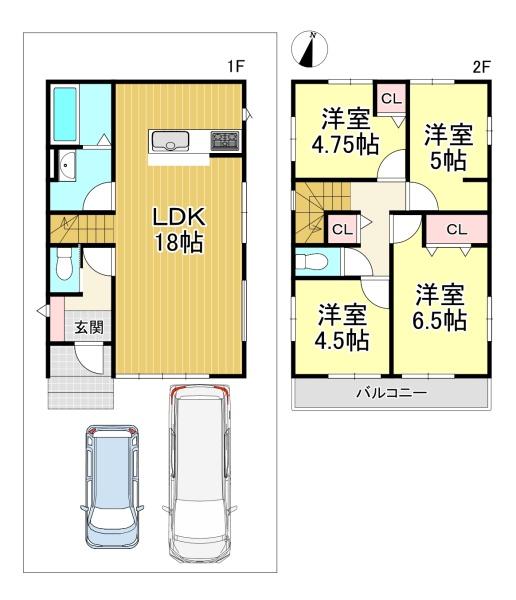 新築戸建　西京区大原野鳥見町1期2号地
