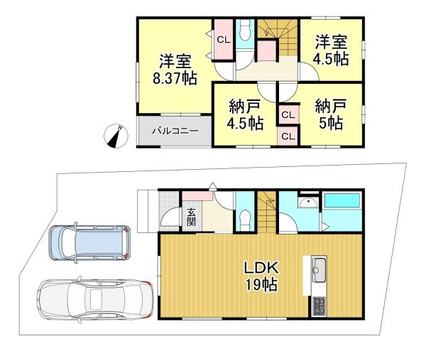 新築戸建 長岡京市奥海印寺門ノ町1期1号地