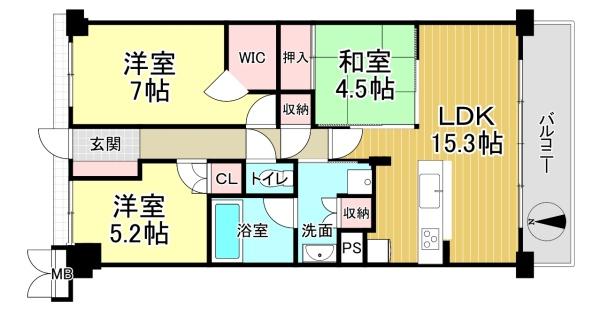ローレルスクエア長岡京ザ・マークスサウスコート　9F