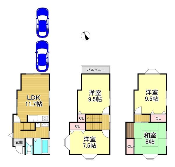 中古戸建 伏見区羽束師志水町