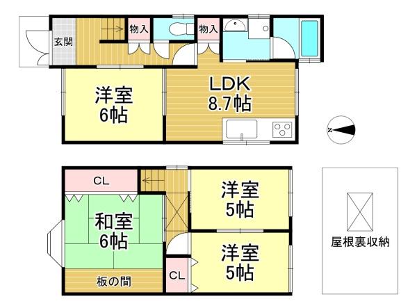 中古戸建　長岡京市今里四丁目