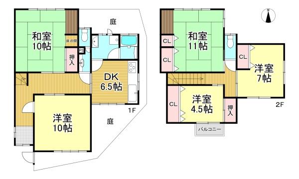 中古戸建　向日市物集女町北ノ口